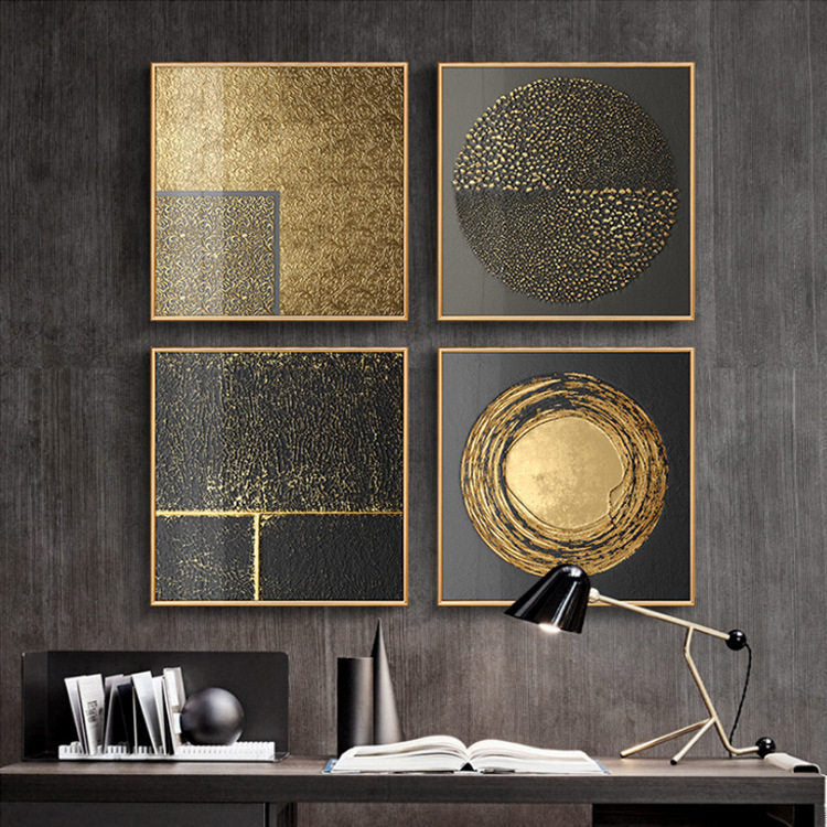 Modern Light Luxury Art Living Room Accent Wall